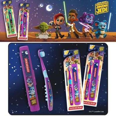 Escova De Dente + Estojo Young Jedi Escolar 3a - Dentalclear