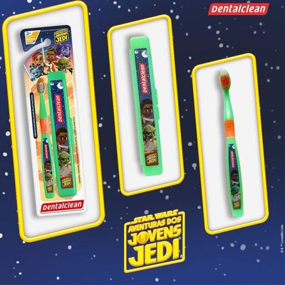 Escova De Dente + Estojo Young Jedi Escolar 3a - Dentalclear