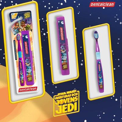 Escova De Dente + Estojo Young Jedi Escolar 3a - Dentalclear