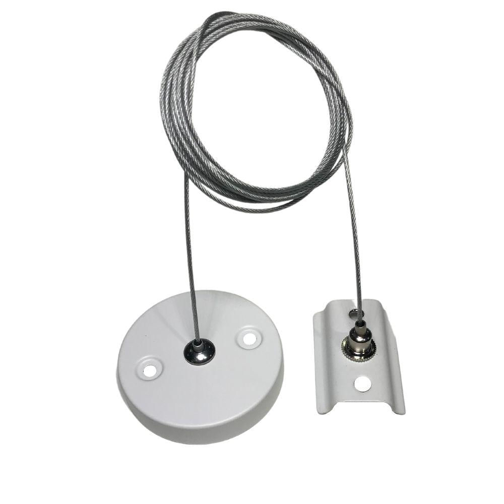 Kit Suspensão Pix Para Fixação Trilho Eletrificado Bivolt Branco