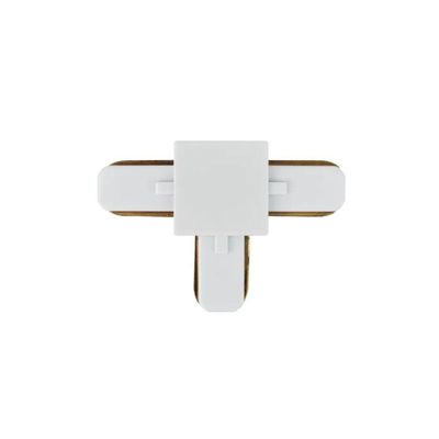 Conector Emenda Pix Tipo T Para Trilho Eletrificado Bivolt Branco