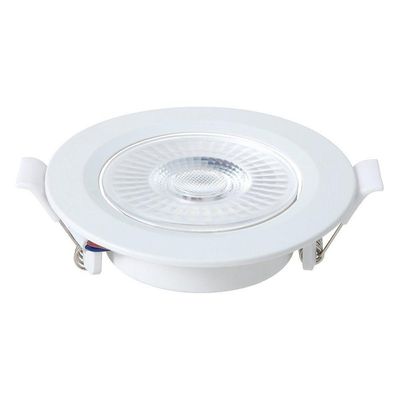 Spot Led Embutido Redondo 3w 3000k Branco Blumenau Branco - Bivolt