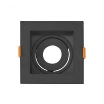 Mini Spot Dicroica De Embutir Recuado Quadrado Led 3,5w Cor Preto Cor Da Lâmpada 6500k