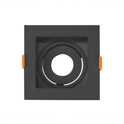 Mini Spot Dicroica De Embutir Recuado Quadrado Led 3,5w Cor Preto Cor Da Lâmpada 6500k