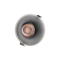 Spot De Embutir Nordecor Eton Mini Redondo Led Alto Irc 90 7w Bivolt Preto 3000k Luz Amarela 6549