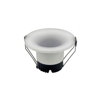 Spot De Embutir Nordecor Eton Mini Redondo Led Alto Irc 90 7w Bivolt Branco 3000k Luz Amarela 6548