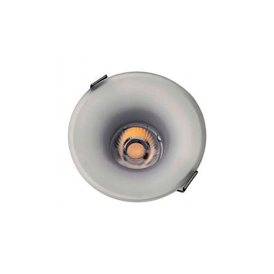 Spot De Embutir Nordecor Eton Mini Redondo Led Alto Irc 90 7w Bivolt Branco 3000k Luz Amarela 6548