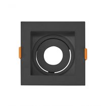 Mini Spot Dicroica De Embutir Recuado Quadrado Led 3,5w Cor Preto Cor Da Lâmpada 4000k