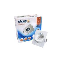 Spot Led Integrado Moderno Decoração Embutir Quadrado 5w Bivolt 3000k Branco