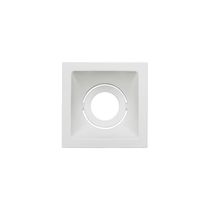 Spot De Embutir Recuado Stella Square Mr11 Gu10 Quadrado Bivolt Branco