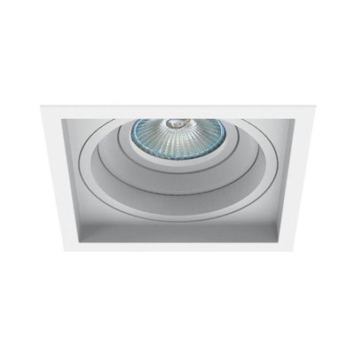 Spot Embutir Recuado Microborda Dicroica Mr16 Branco- Interlight