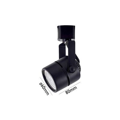Spot Para Trilho Lâmpada Mr16 Gu10 - Nordecor Preto