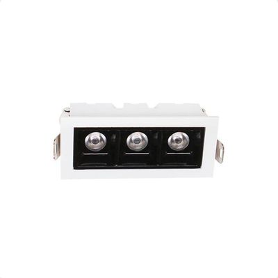 Spot De Led Embutir Taschibra Arch Pontual 6w 2700k Bivolt Branco Com Preto
