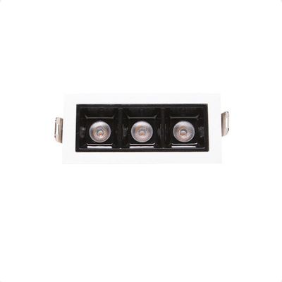 Spot De Led Embutir Taschibra Arch Pontual 6w 2700k Bivolt Branco Com Preto