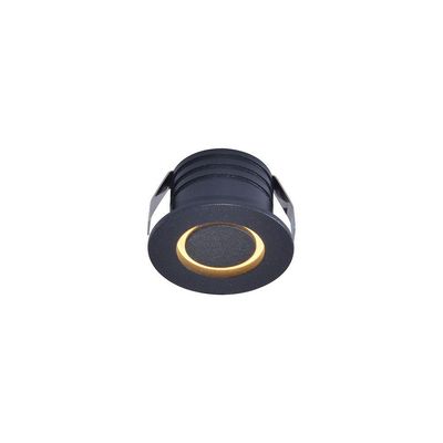 Spot De Embutir Nordecor Nobi Mini Led 3w Bivolt Preto 3000k Luz Amarela