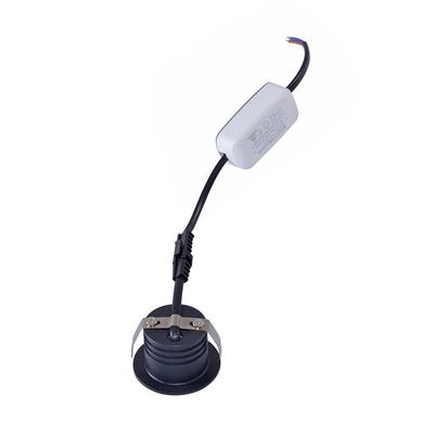 Spot De Embutir Nordecor Nobi Mini Led 3w Bivolt Preto 3000k Luz Amarela