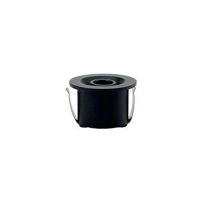 Spot De Embutir Nordecor Ollo Mini Redondo Led Alto Irc 90 1w Bivolt Preto 3000k Luz Amarela 6541