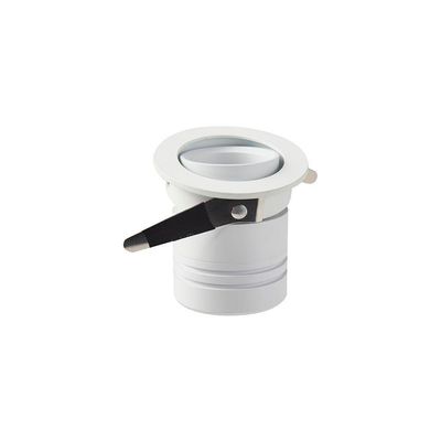 Spot De Embutir Nordecor Lun Redondo Led Alto Irc 90 10w Bivolt Branco 2700k Luz Amarela 6506