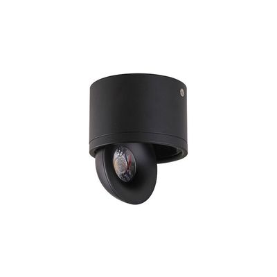 Spot Direcionável De Sobrepor Nordecor Skel Led 7w Bivolt Preto 6317