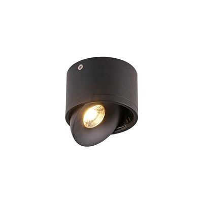 Spot Direcionável De Sobrepor Nordecor Skel Led 7w Bivolt Preto 6317