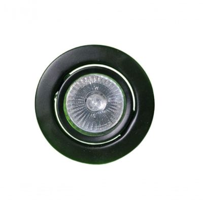 Spot Embutir Movel Redondo Mr16 - Com Lampada Led Cor Produto Preto Cor Da Lâmpada Branco Quente