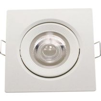 Mini Spot Led Embutir Quadrado Fênix 5w 6000k Mr16 Bivolt Kian