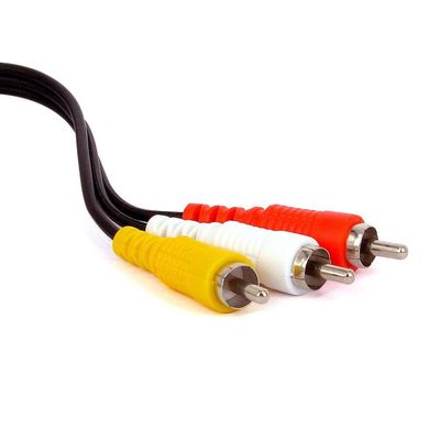 Cabo áudio E Vídeo 3 Rca X 3 Rca - 45 Metros
