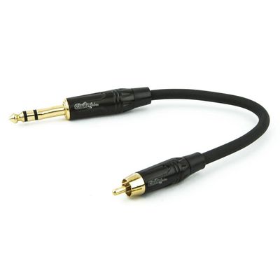 Cabo Adaptador Rca Para P10 Profissional Estereo - 5 Metros