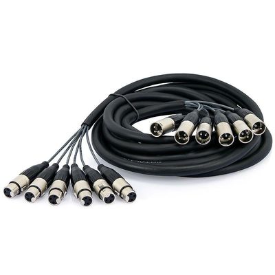 Multicabos Com Conectores Xlr 6 Vias Amphenol - 30 Metros