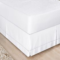 Saia Box Casal Ponto Palito Micropercal - Branco
