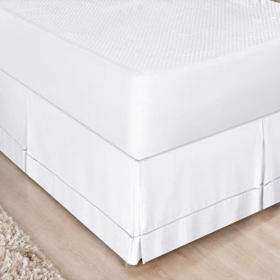Saia Box Casal Ponto Palito Micropercal - Branco