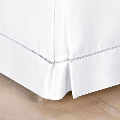 Saia Box Casal Ponto Palito Micropercal - Branco