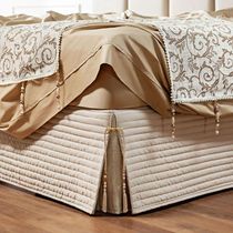 Saia Cama Box Casal Stylle 200 Fios Matelado Bege