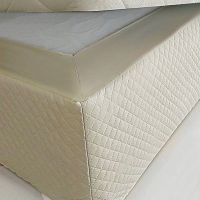 Saia Box King Olimpo Microfibra Matelassê Costurado - Bege