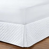 Saia Box Solteiro Matelada 01 Peça - Branco