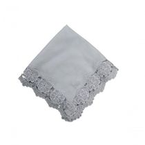 Guardanapo Com Renda Em Flores Branco 45x45cm