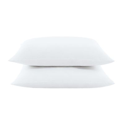 Travesseiro Super Confort Percal 180 Fios Fibra Siliconizada 70cm X 50cm - 2 Unidades