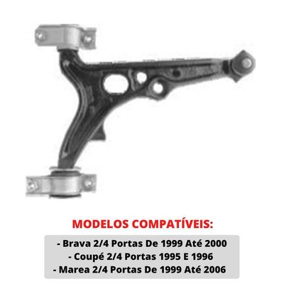 Bandeja Suspensão Dianteira Esq C/ Pivô Brava 2000 2001 2002