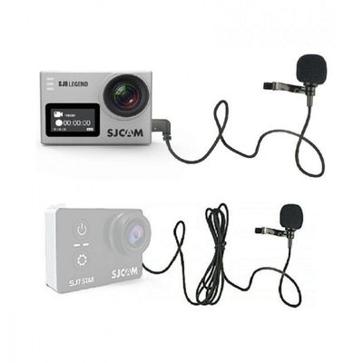 Microfone Lapela Externo ORIGINAL SJCam SJ6 / SJ7 / SJ360