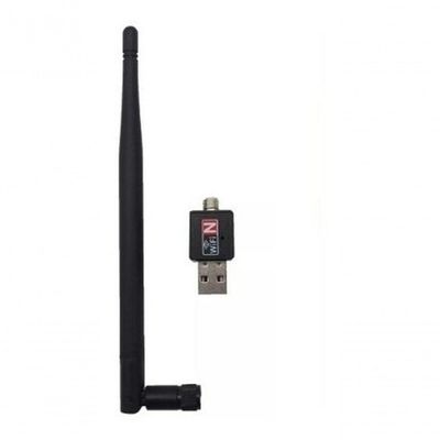Antena Wifi Adaptador Wireless Usb 300Mbps S Fio Lan B/G/N