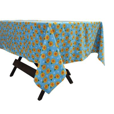 Toalha Mesa Oxford Estampado 1,50x1,50 4 Lugares Girassol