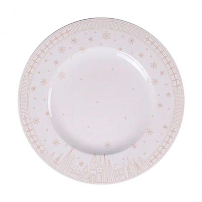 Kit Jogo Pratos Rasos Jantar 10 Pessoas 10pçs Capodanno 28cm