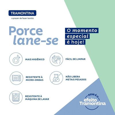 Jogo De Pratos Tramontina Mesh Em Porcelana Decorada 12 Peças Tramontina