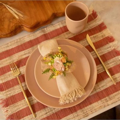 Jogo De Jantar Em Cerâmica Unni Com 30 Peças Oxford Merengue