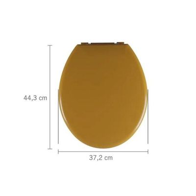 Assento Almofadado Oval - Astra Caramelo Escuro