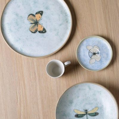 Conjunto De Pratos Rasos 06 Peças Bio Animália Porto Brasil
