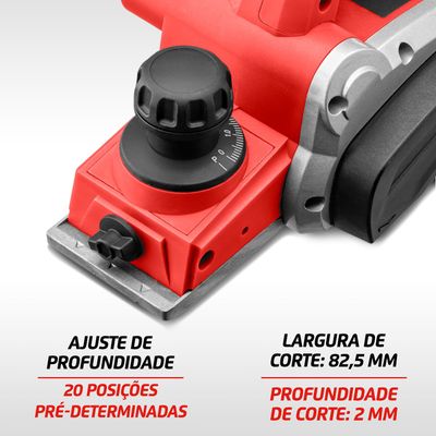 Plaina Elétrica Mondial Power Tools FPL-02 110V