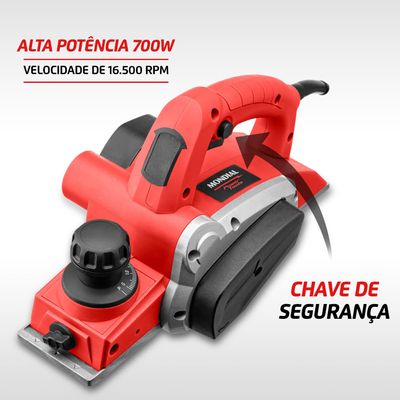 Plaina Elétrica Mondial Power Tools FPL-02 110V