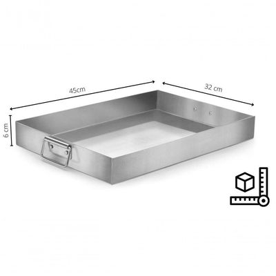 Assadeira Retangular 45X32X6 Cm Real 6045