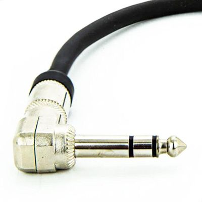 Cabo Adaptador P10 90º X P10 90º Estereo - 8 Metros